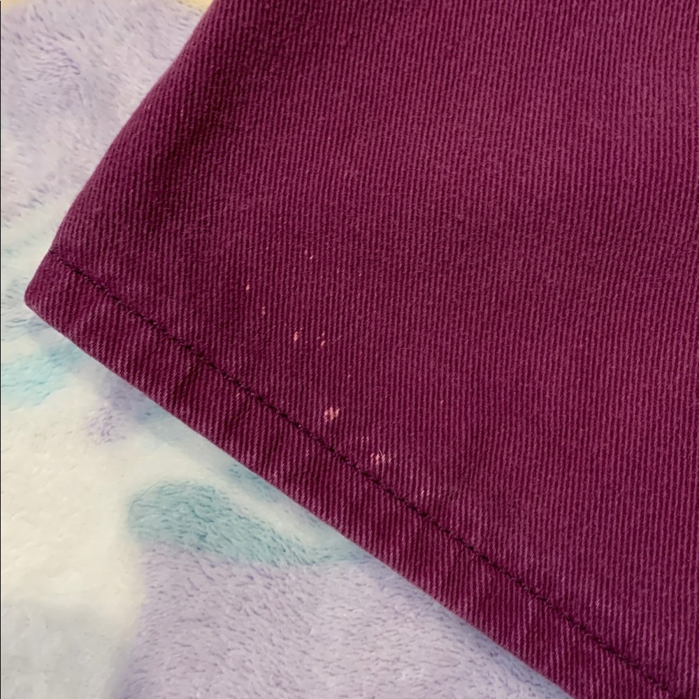 Vintage 80s 90s Purple High Waisted Mom Shorts - Picture 4 of 11